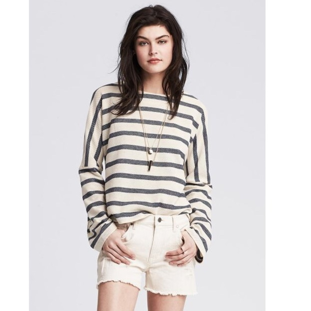 Banana Republic Stripe Top Size Medium 🍌
